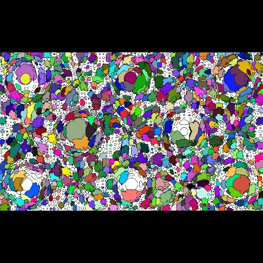 Bulges&Dents with Epicycloids, Circles and Color #3