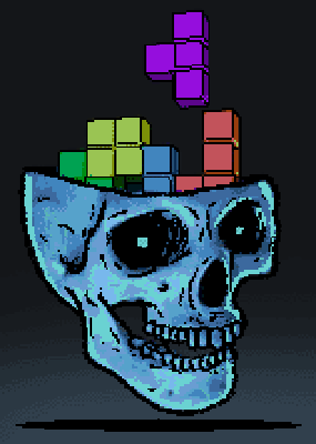 Tetris Skull