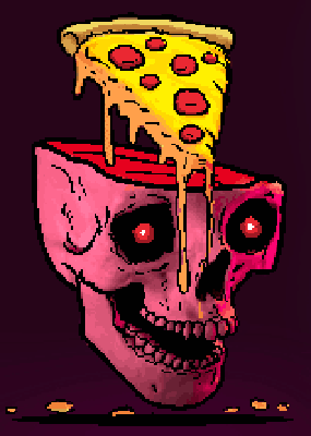 Pizza Skull