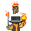 Torches will burn you cover
