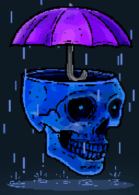 Melancholic Skull