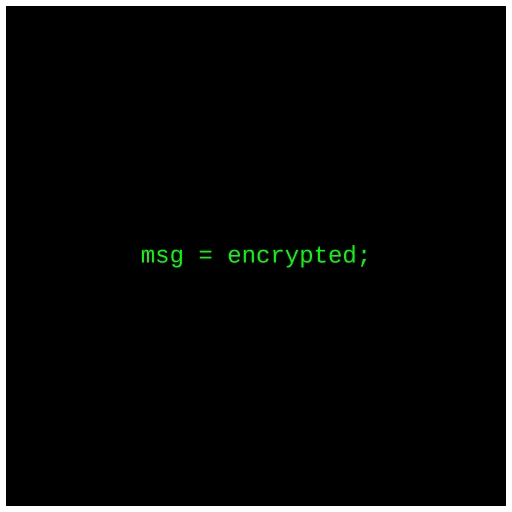 message encrypted