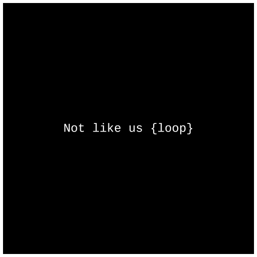 not like us
