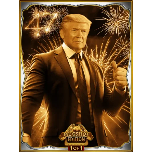 Trump Bitcoin Digital Trading Card #12