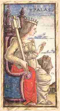 Queen of Wands, Palas