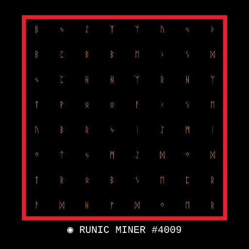 Runic Miner 4009