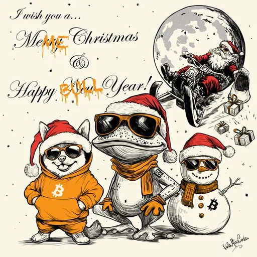 Meme Xmas & Happy Bull Year!
