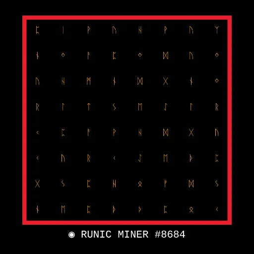 Runic Miner 8684