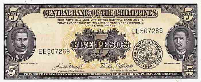 5 Pesos