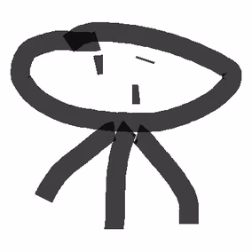 proto-figure enacting the birth of intention