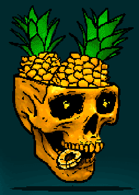 Pineapple Skull