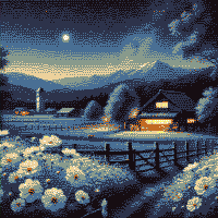 Moonlit tranquility
