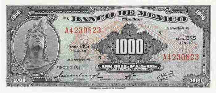 1000 Pesos