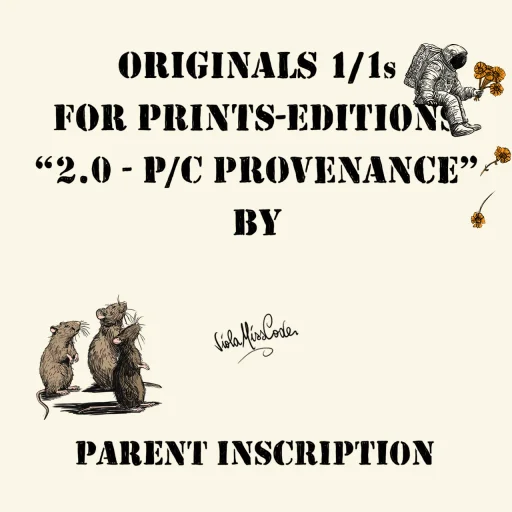 ORIGINALS 1/1s for Editions by Viola MissCode - "2.0 - P/C Prov"