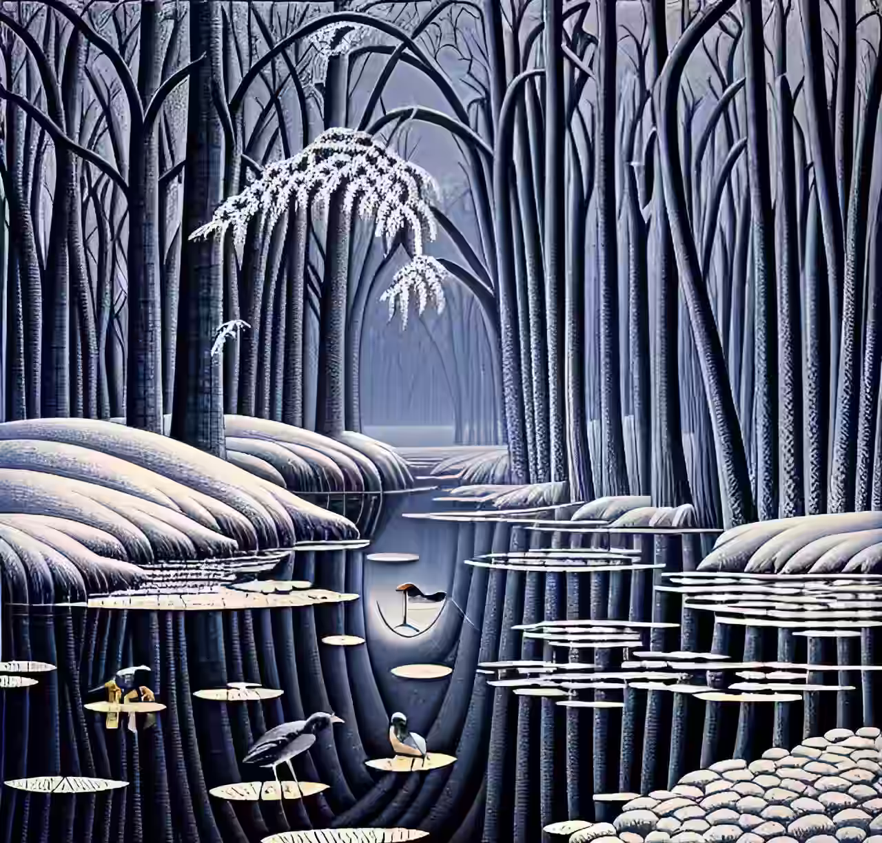 Cold Swamp Morning