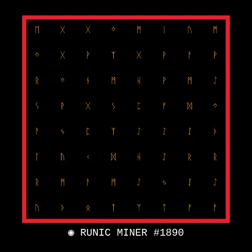 Runic Miner 1890