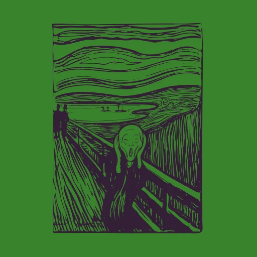 Scream Lithograph