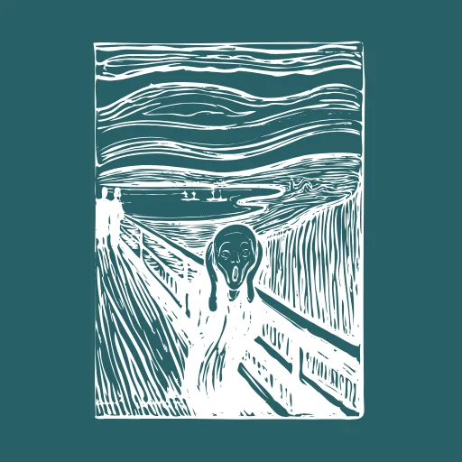 Scream Lithograph