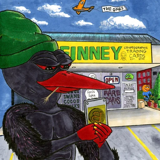 Outside Hal Finney's Card Shop