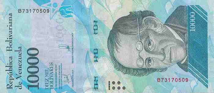 10000 bolívares