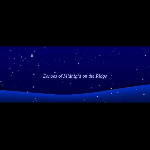 Echoes of Midnight on the Ridge by Kanetix