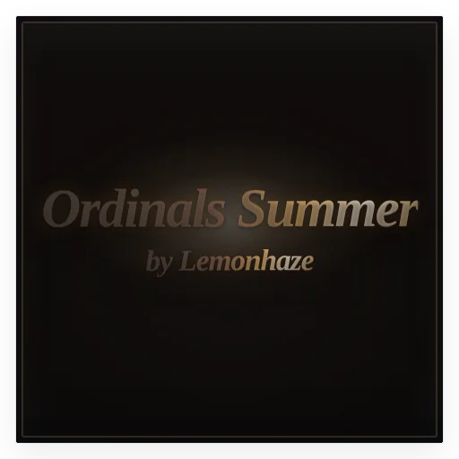 Ordinals Summer by Lemonhaze