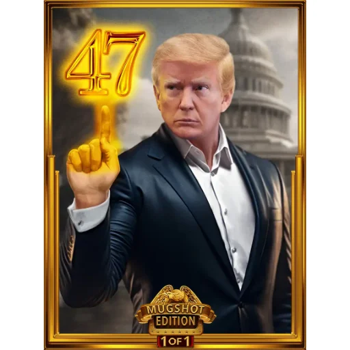 Trump Bitcoin Digital Trading Cards