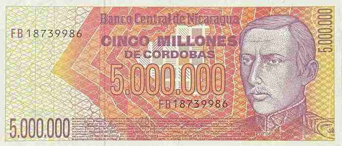 5000000 Cordobas