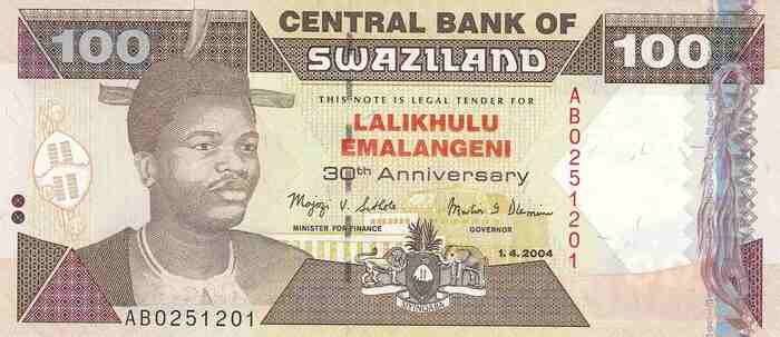 100 Emalangeni