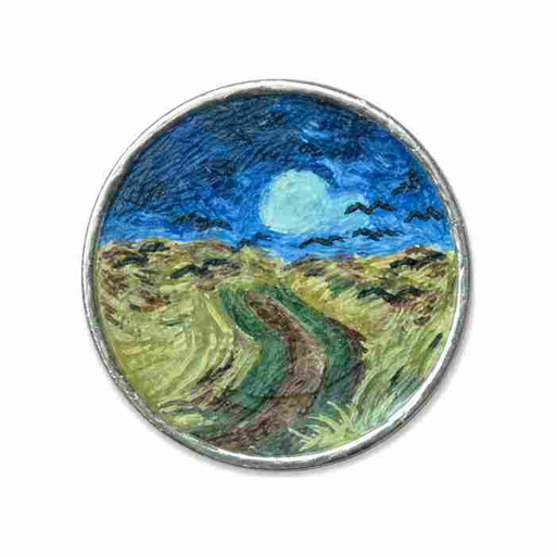 Wheat Field with Rising Sun