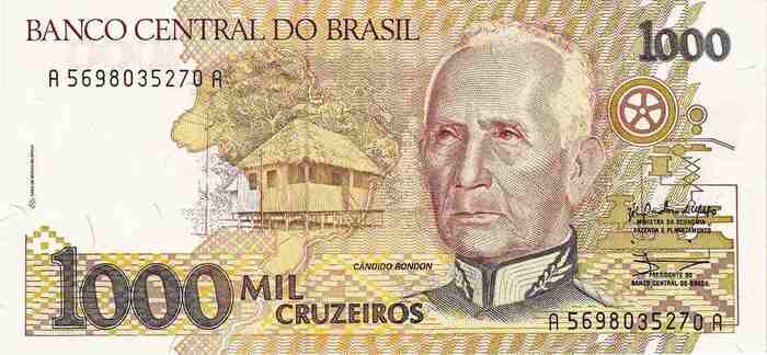 1000 Cruzeiros
