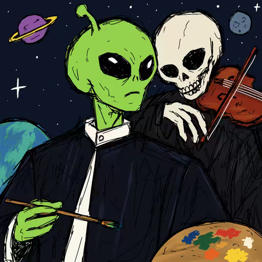 Alien and Death Fiddler