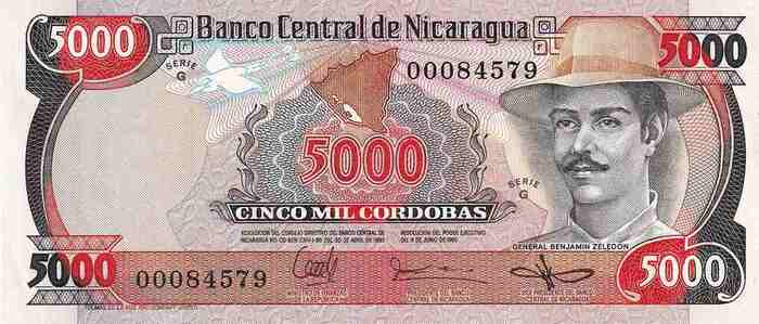 5000 Córdobas