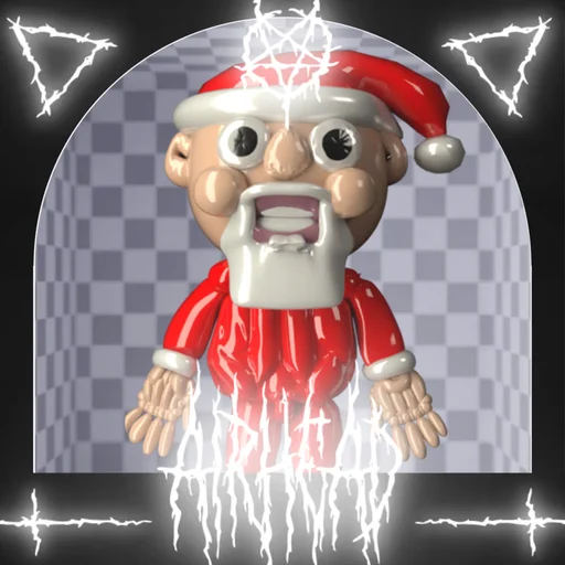 M Goth Santa