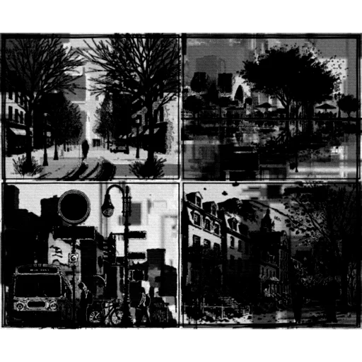 Ma ville en quatre temps by Lemonhaze
