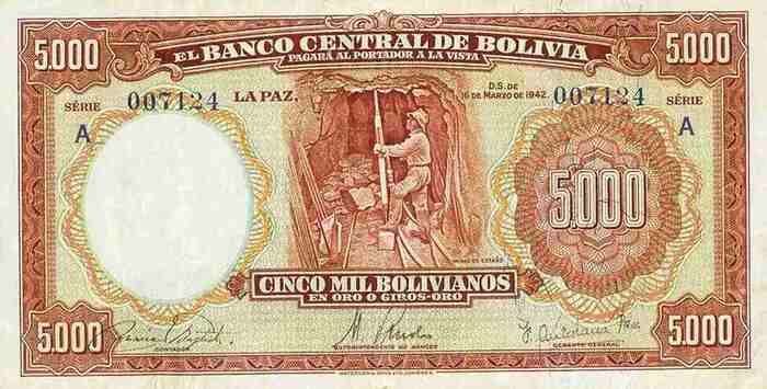 5000 Bolivianos