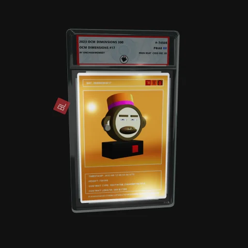 POA Card #2 - OCM Dimensions #17
