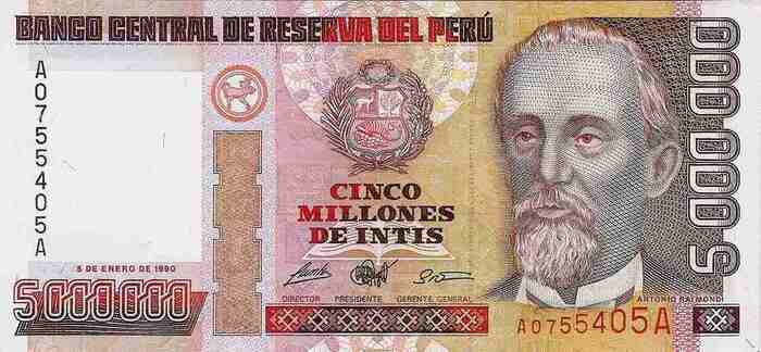 5000000 Intis