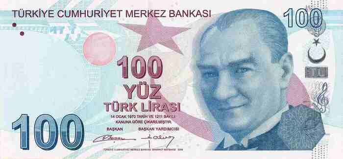 100 Türk Lirası