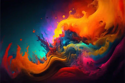 god abstract colors