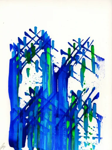 Cerulean Cascade #75