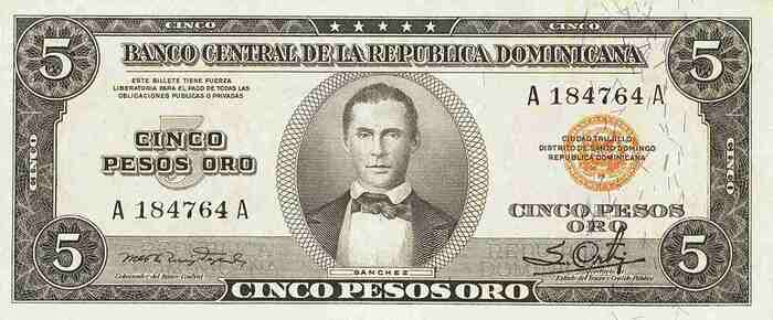 5 Pesos Oro