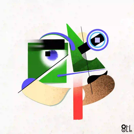 Abstractinal BTC frog