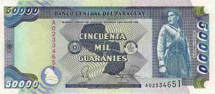 50000 Guaranies