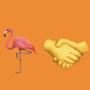 Flamingo Handshake #3
