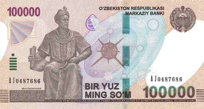 100000 Soʻm