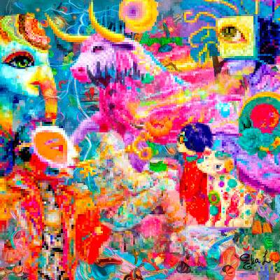 Procession of the Cosmic Bull