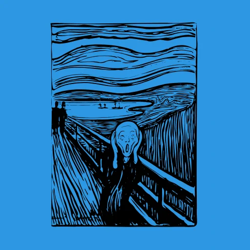Scream Lithograph