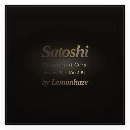 Satoshi (Original & Editions) by Lemonhaze