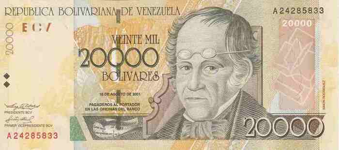 20000 Bolívares